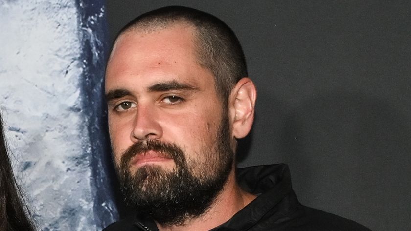 Nick Reiner posing a the Spinal Tap II premiere. 