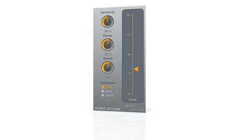 The main signal is adjusted to keep up with the sidechain, with visual feedback via the orange arrow
