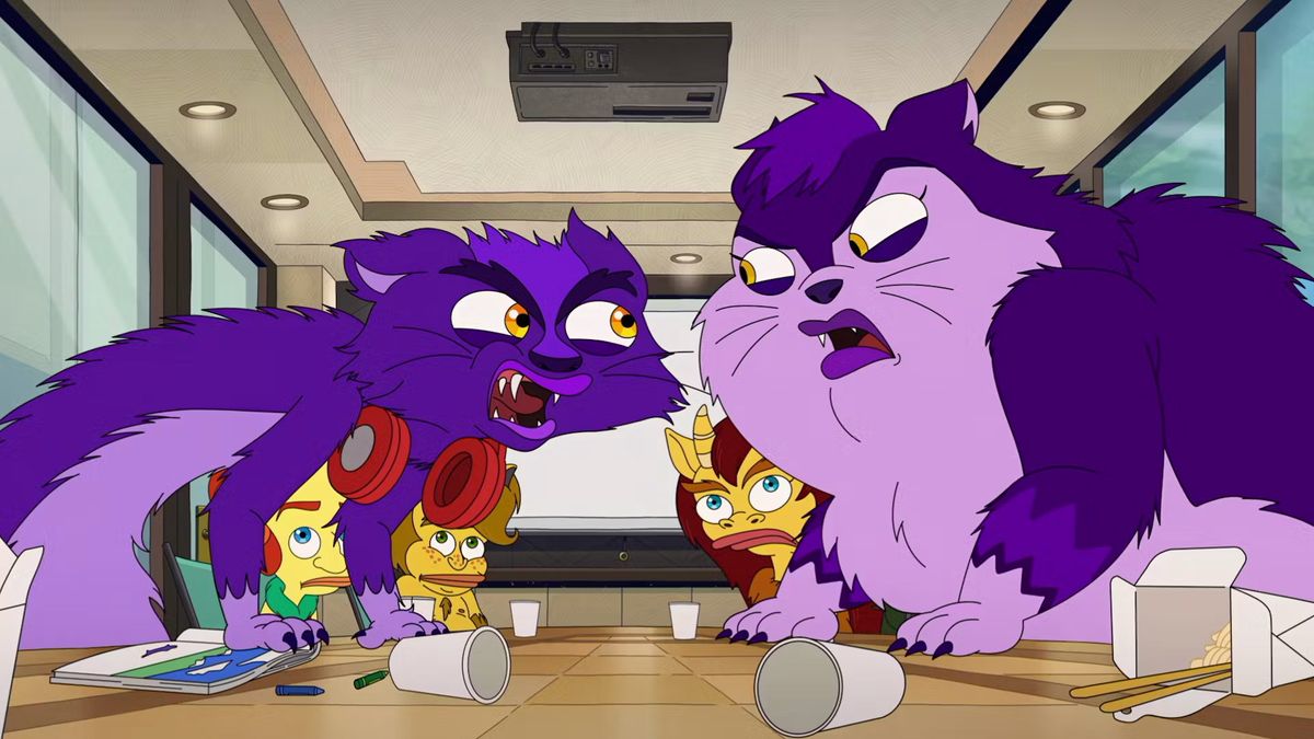 A still from the Netflix show Big Mouth of Kitty Beaumont Bouchet