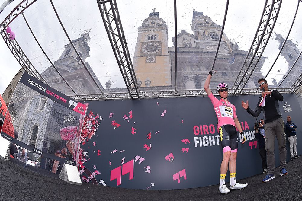 Steven Kruijswijk at the start of stage 16 of the Giro d'Italia