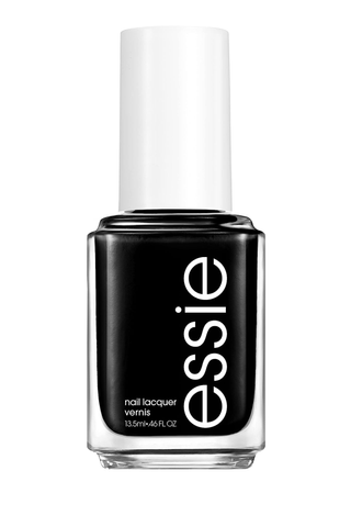 Essie Salon-Quality Nail Polish, 8-Free Vegan, Jet Black, Licorice, 0.46 fl oz