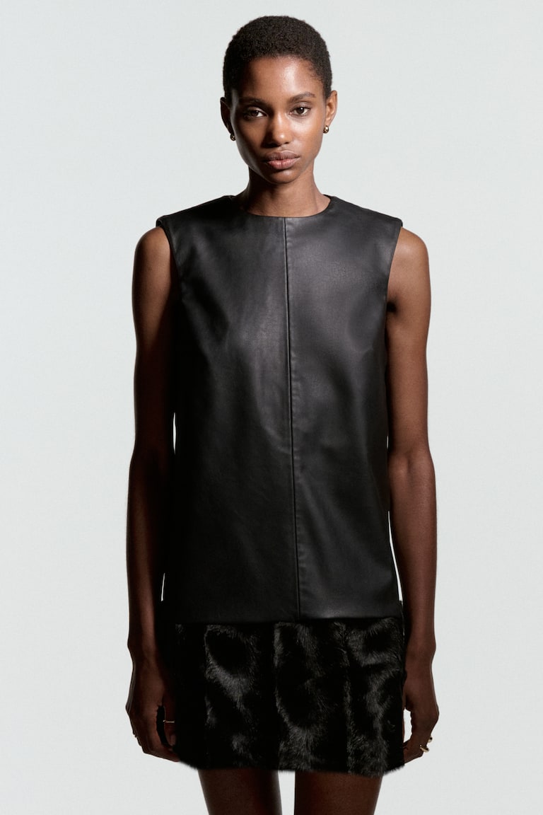 Coated Mini Dress