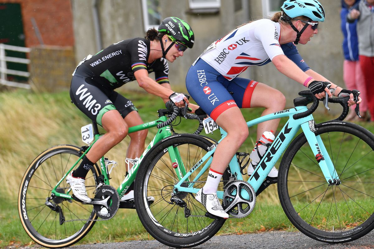 Marianne Vos and Alice Barnes