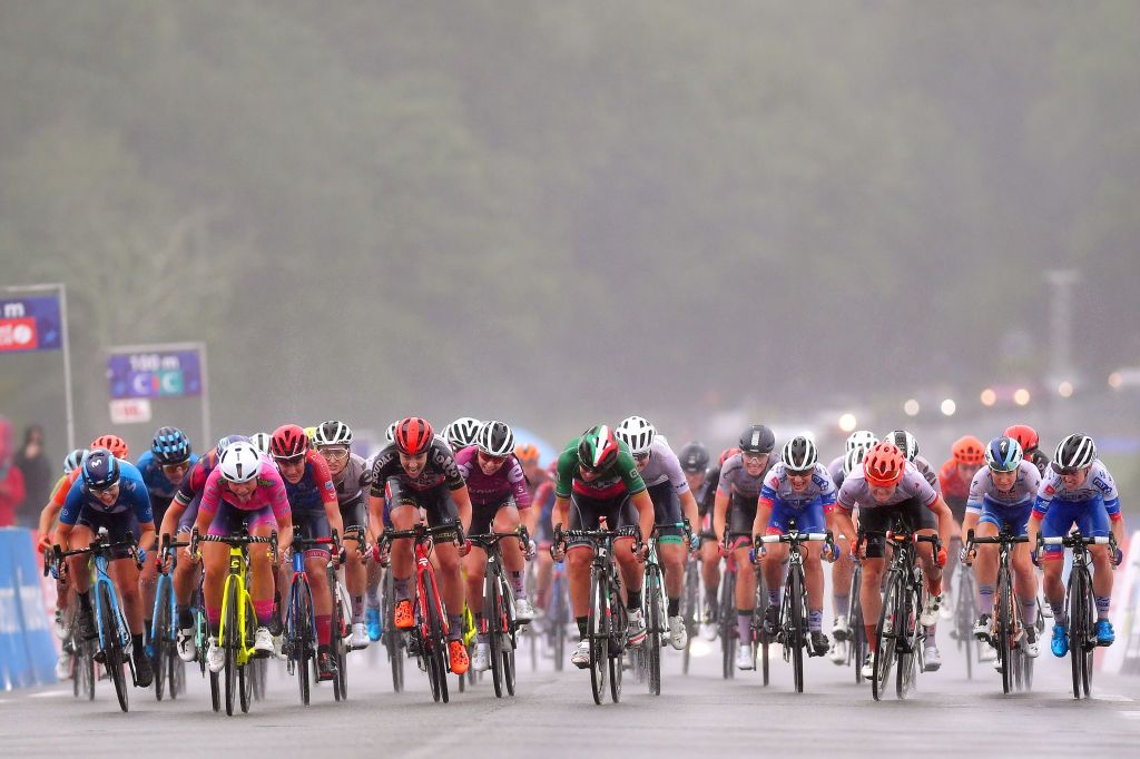 The bunch sprint for third