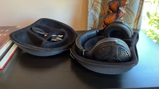 Focal Utopia headphones in headphones case