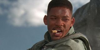 Will Smith chomps down on cigars and aliens in Independence Day