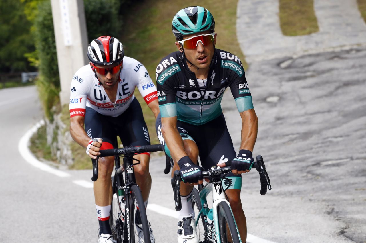 Il Lombardia, Cesare Benedetti (ITA - Bora - Hansgrohe) - Marco Marcato (UAE Team Emirates)