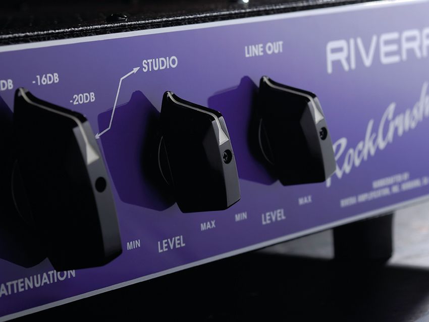 The Studio setting routes audio to a wire-round pot that allows volume reduction right down to zero