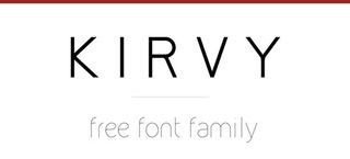 Free font: Kirvy