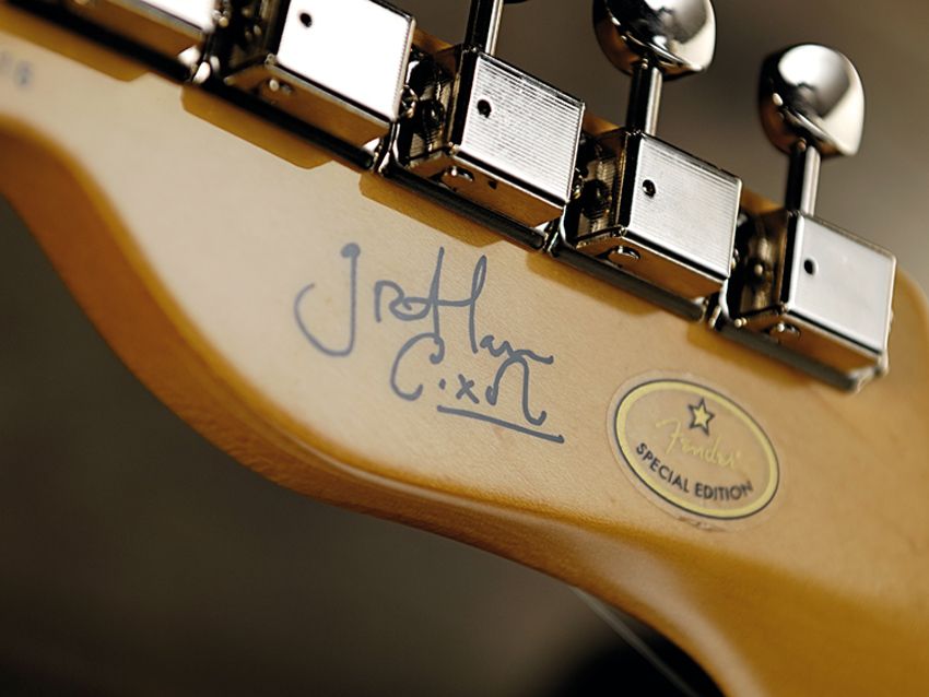 Graham has added his signature to his signature model.