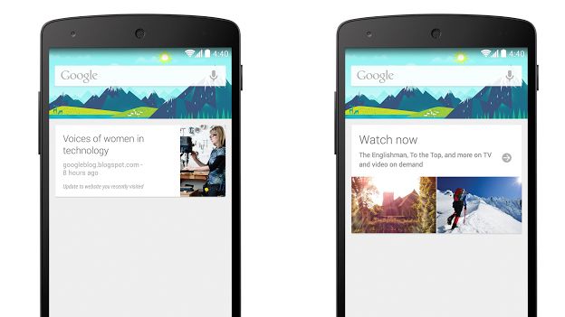 Google Now puts more cards on the table with movies, news and real-time ...