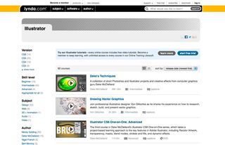 Access professional Illustrator training at Lynda.com