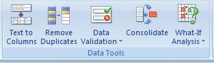 Excel Tutorial 1 - Choose data validation