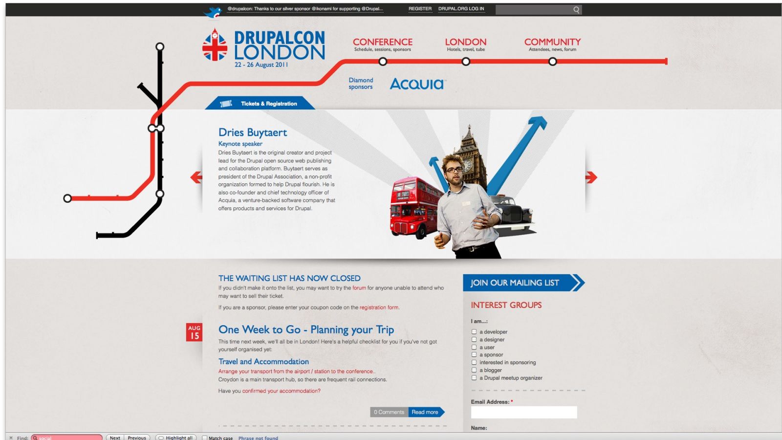 Drupal comes to town: DrupalCon London features a ton of sessions, talks and workshops