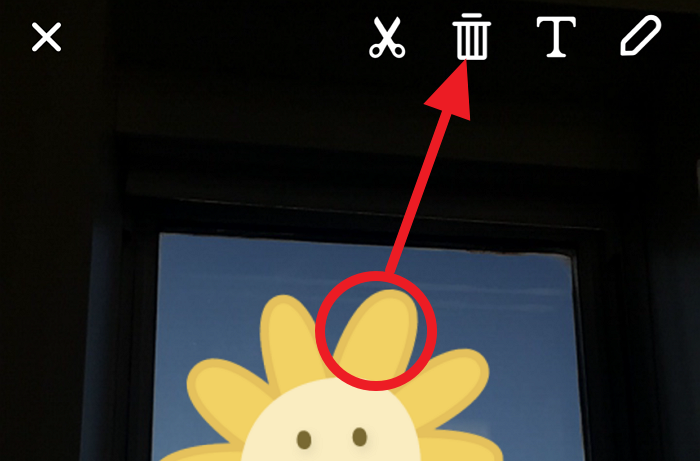 How to use Snapchat - deleting objects