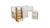 Stompa Curve Mid-Sleeper Bed with Pull-out Desk