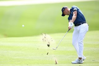 Justin Thomas at the second round of the 2025 Players Championship at TPC Sawgrass where he shot a 62