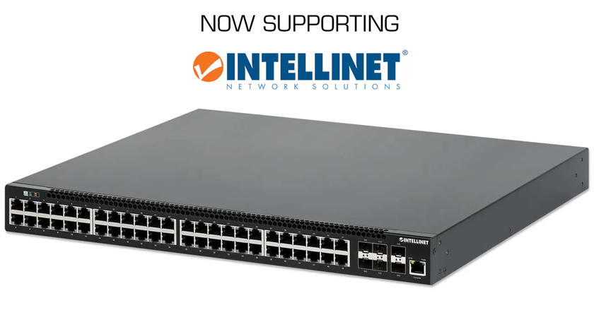 Just Add Power AMP Software Now Supports Intellinet 54-Port L3 shown here. 