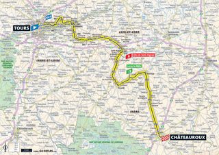 Stage 6 map 2021 Tour de France