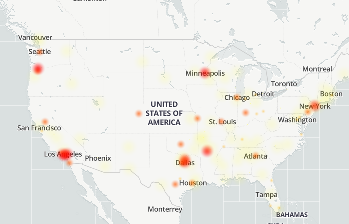 Down Detector reports