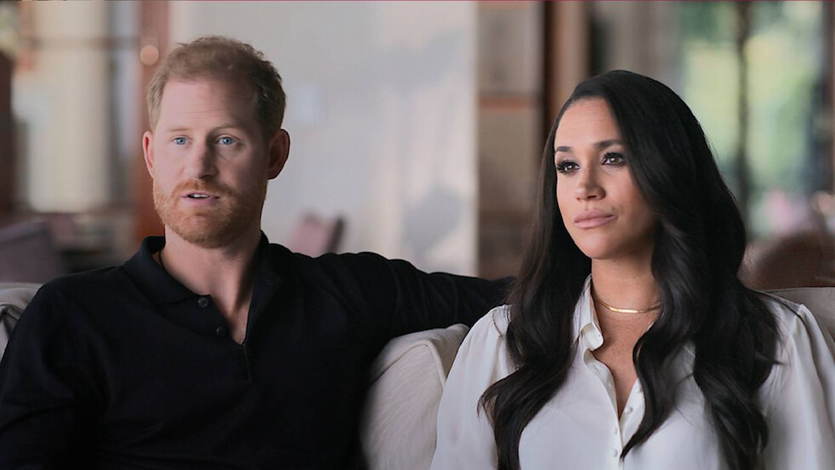 Prince Harry and Meghan Markle in Harry &amp; Meghan on Netflix