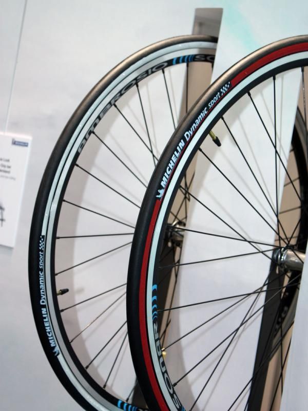 Michelin's new Dynamic Sport is a budget-priced road clincher available in multiple colors.