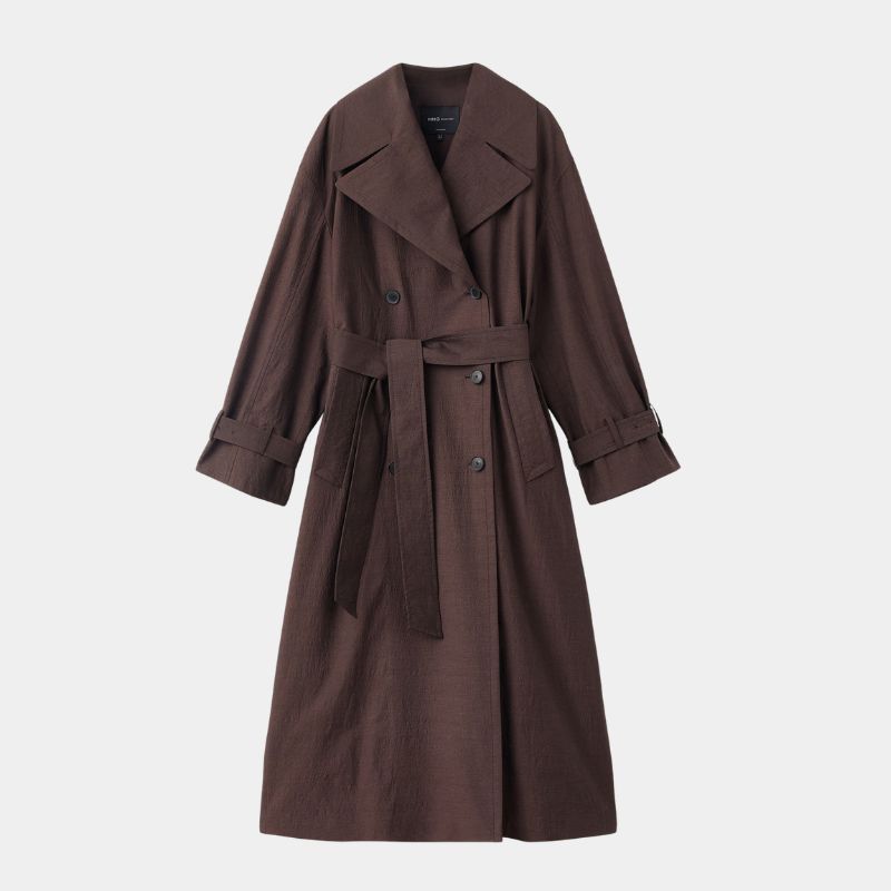 Image of brown trench coat