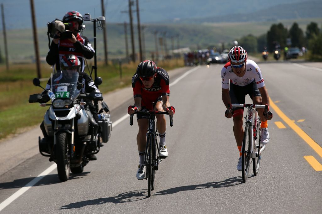 Rohan Dennis (BMC) and Guillaume Boivin (Optum)