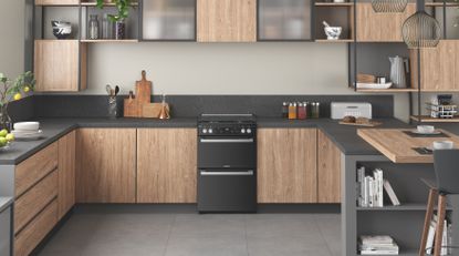 Hotpoint Dual Fuel Freestanding Cooker
