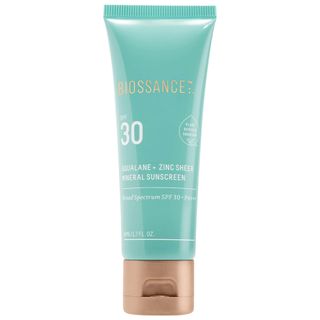 Squalane + Zinc Sheer Hydrating Mineral Face Sunscreen Spf 30 With Ectoin