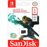 SanDisk 1TB microSDXC Memory Card for Nintendo Switch:$149.99$99.99 at Best Buy
Save $50 -