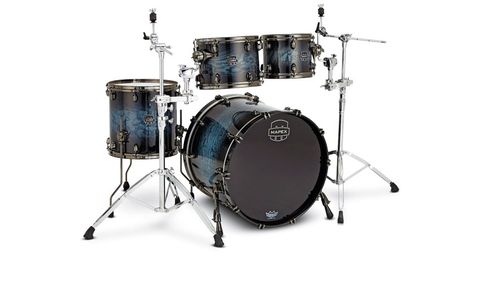Mapex has retained the familiar maple/walnut hybrid of the Saturn series