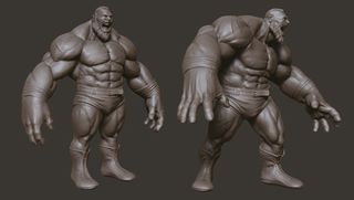 Choose a pose that will that values the character's proportions and volumes