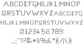 Free tattoo fonts: Lupus Bright