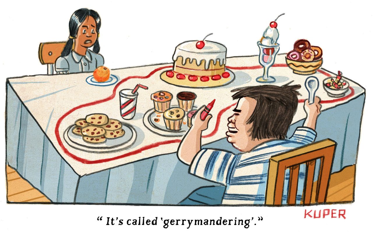 Editorial Cartoon U.S. Gerrymandering