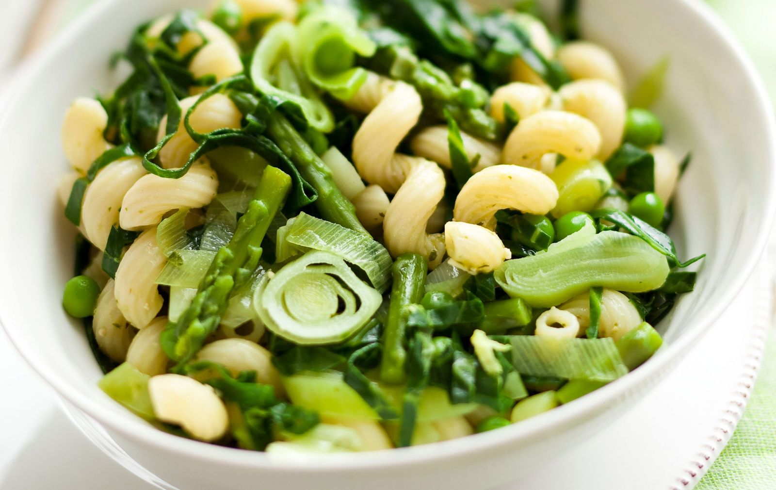 Leek, asparagus and pea pasta Italian Recipes GoodtoKnow