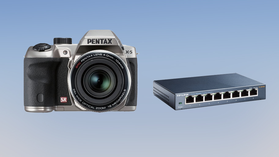 Pentax X5 and TP-Link Ethernet Switch