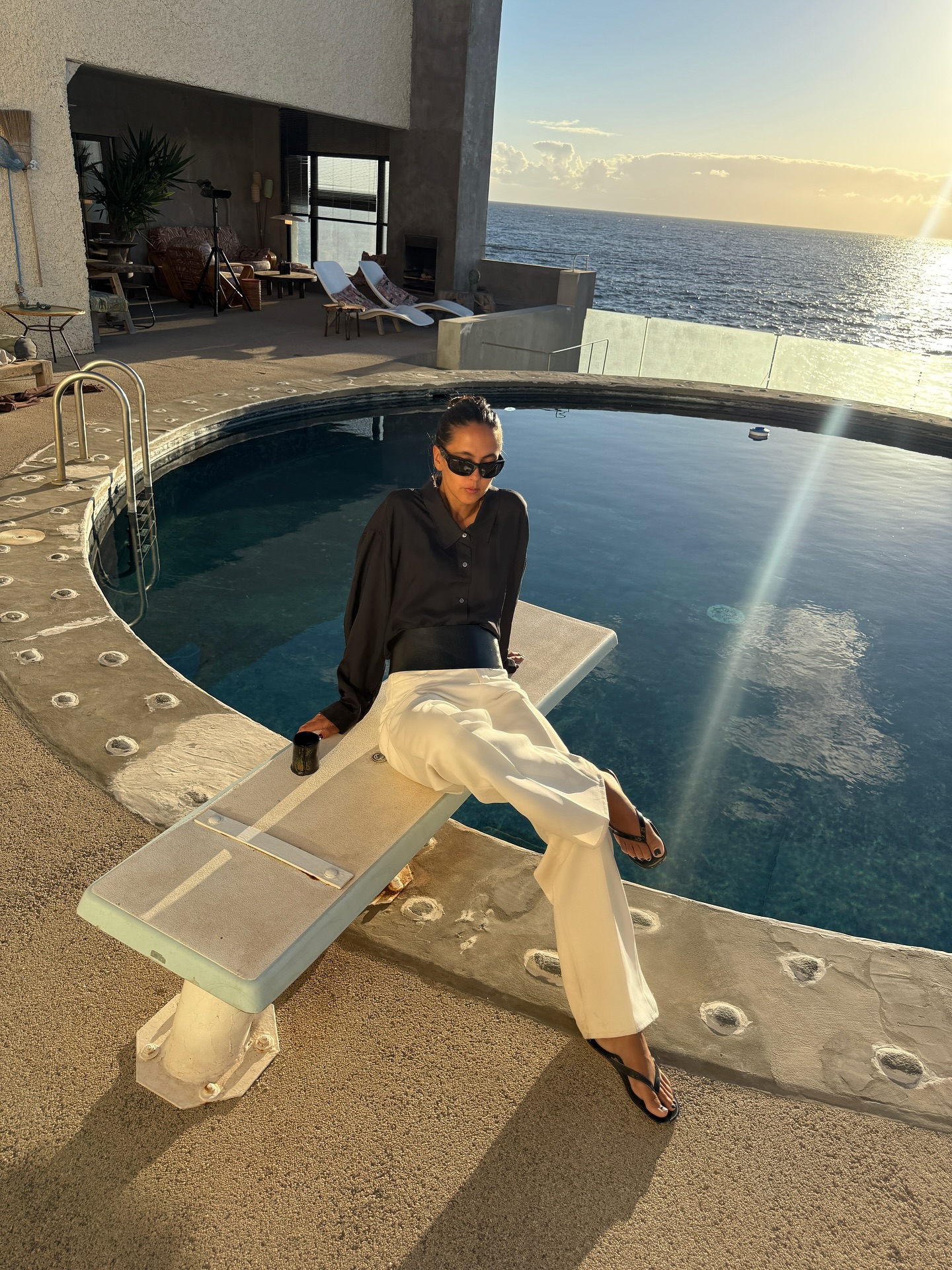 winter beach vacation