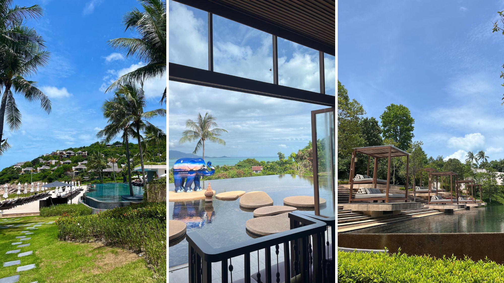 composite of photos of the Ritz-Carlton, Koh Samui