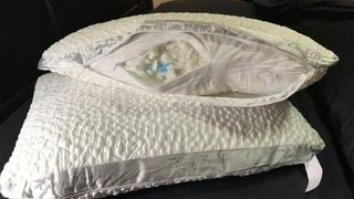 The inside material of a Nest Bedding side sleeper pillow