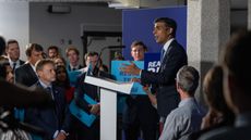 Rishi Sunak during a campaign speech