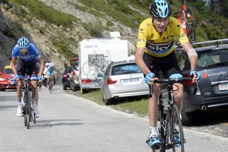 Chris Froome on stage seven of the 2014 Criterium du Dauphine