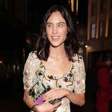 LONDON, ENGLAND - SEPTEMBER 09: Alexa Chung seen leaving the ELLE Style Awards 2025 at Brasserie Zedel on September 09, 2025 in London, England. 