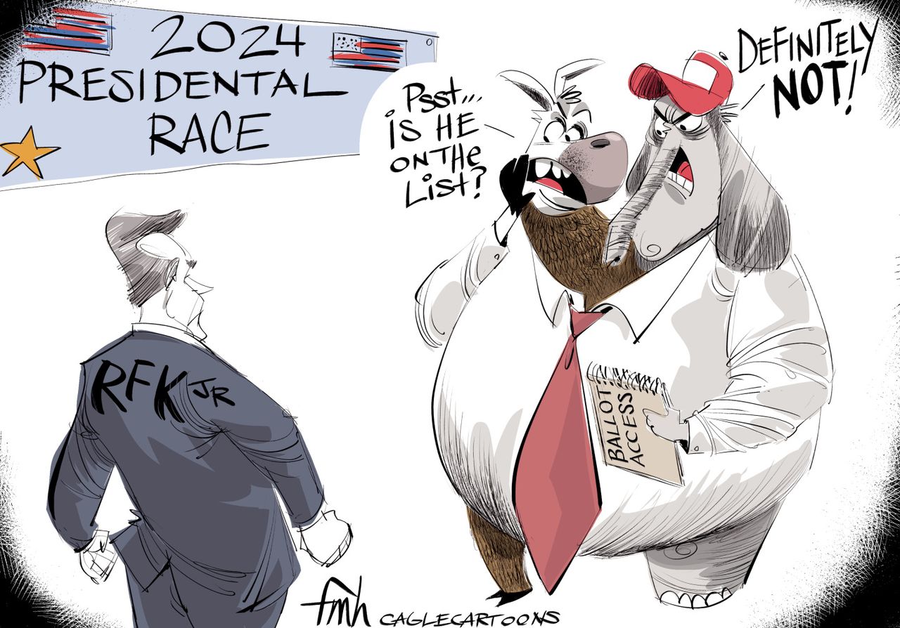 Cartoon Drawing Rfk Jr 5 brain-busting cartoons about RFK Jr. | The Week