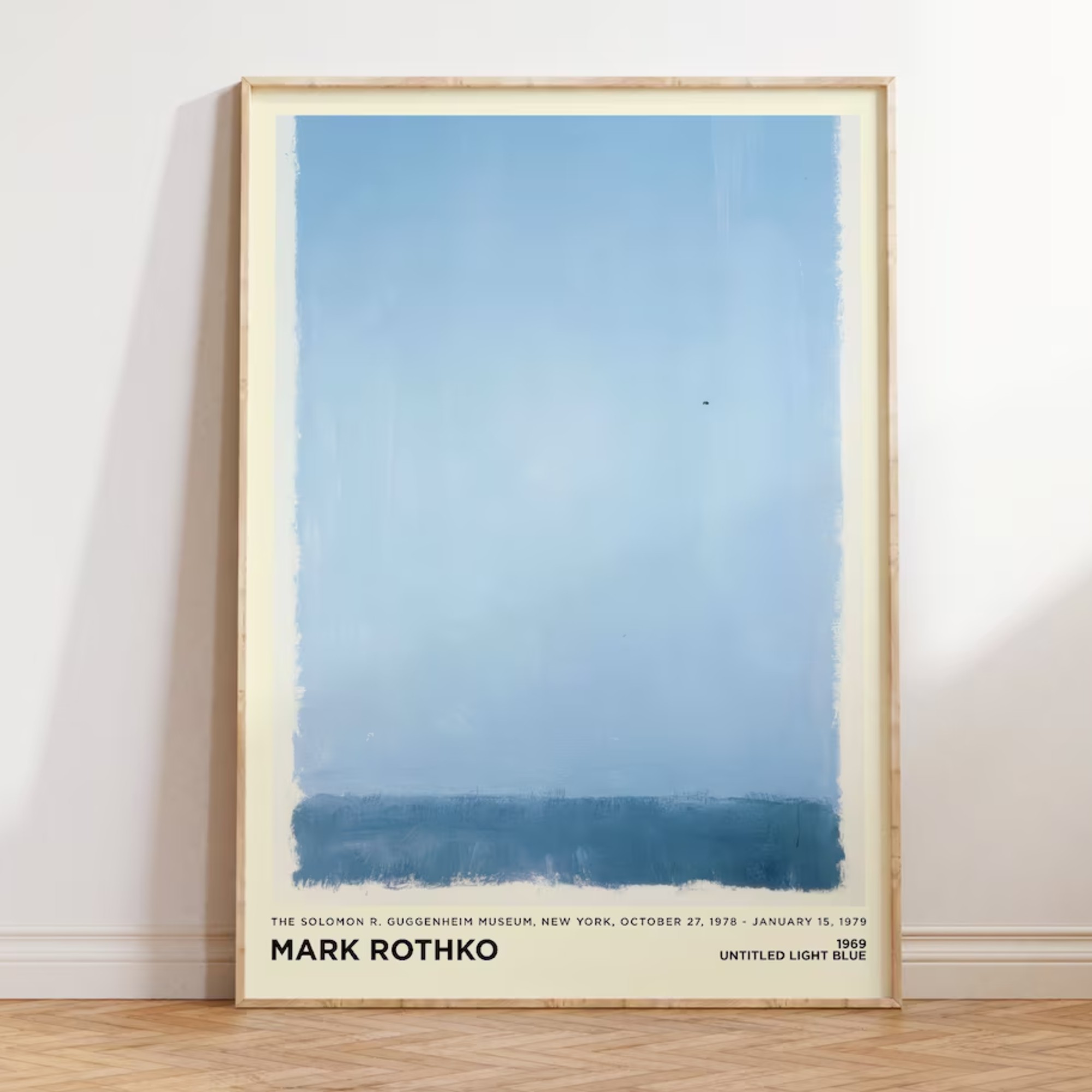 Etsy Mark Rothko Print - Light Blue