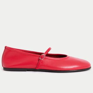 M&S Unlined Leather Mary Janes