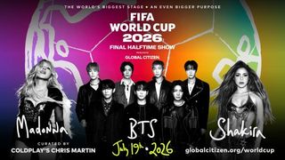 World Cup 2026 Half-time concert poster