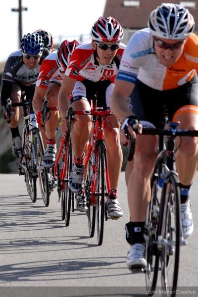 It was fast and furious criterium racing.