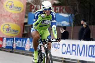 Race leader Francesco Chicchi (Liquigas-Doimo) added to his GC advantage.