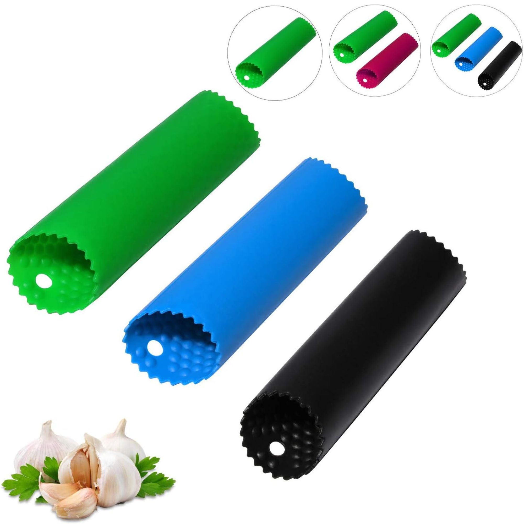 Silicone Tube Roller Garlic Peeling Kitchen Tool
